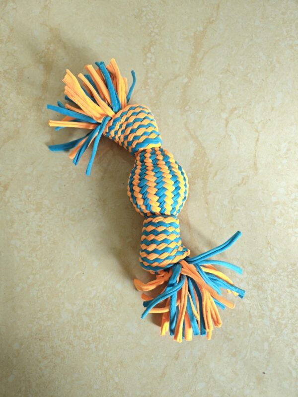 Pet Candy Shaped Cotton Rope Toy Interactive Sound Toy - Image 3