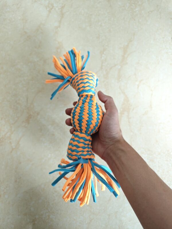 Pet Candy Shaped Cotton Rope Toy Interactive Sound Toy - Image 2